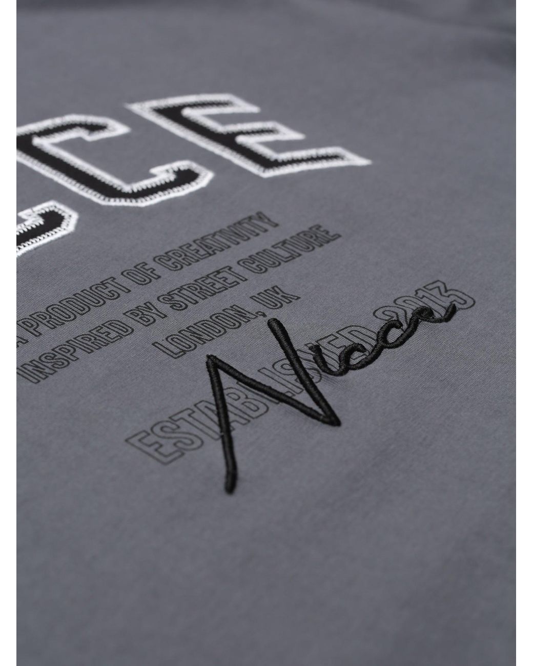 Nicce London Gray Elevate T-Shirt for men