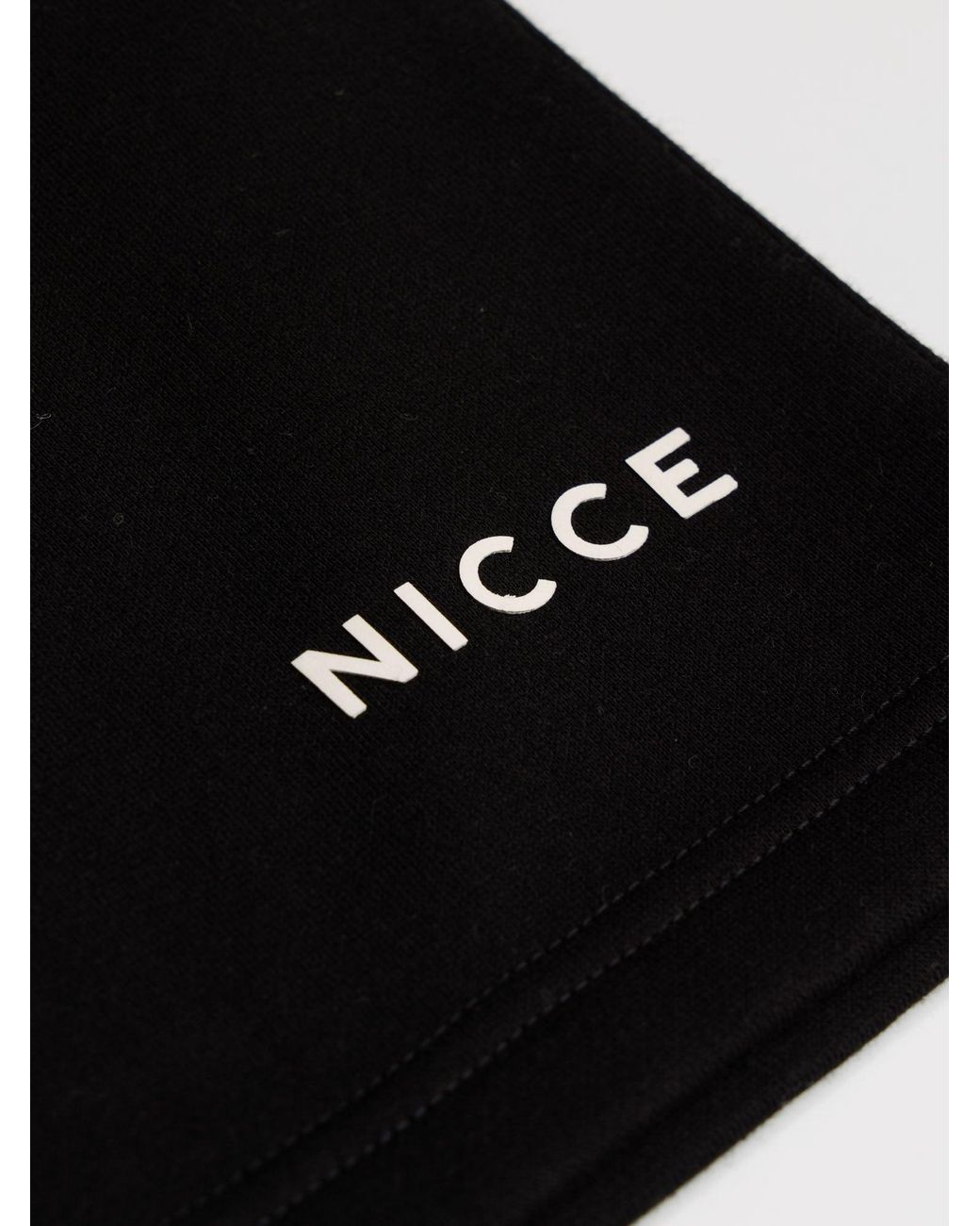 Nicce London Black Avensi Shorts for men