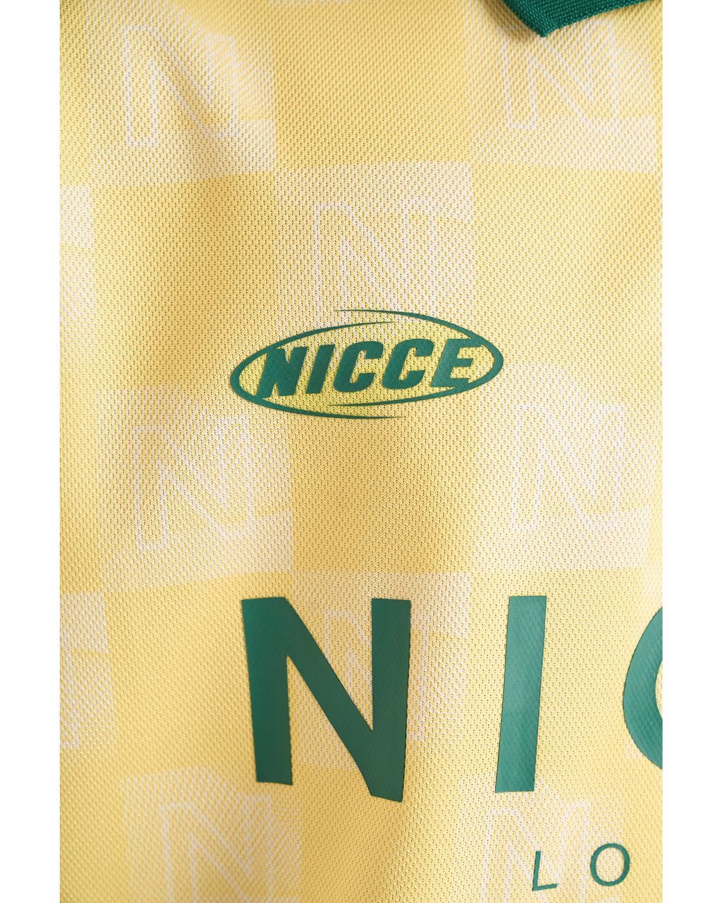 Nicce London Yellow Stadium Football Shirt for men