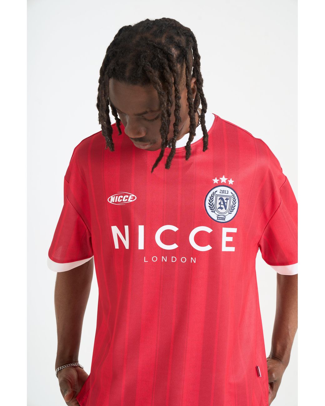 Nicce London Red Legend Football Shirt for men