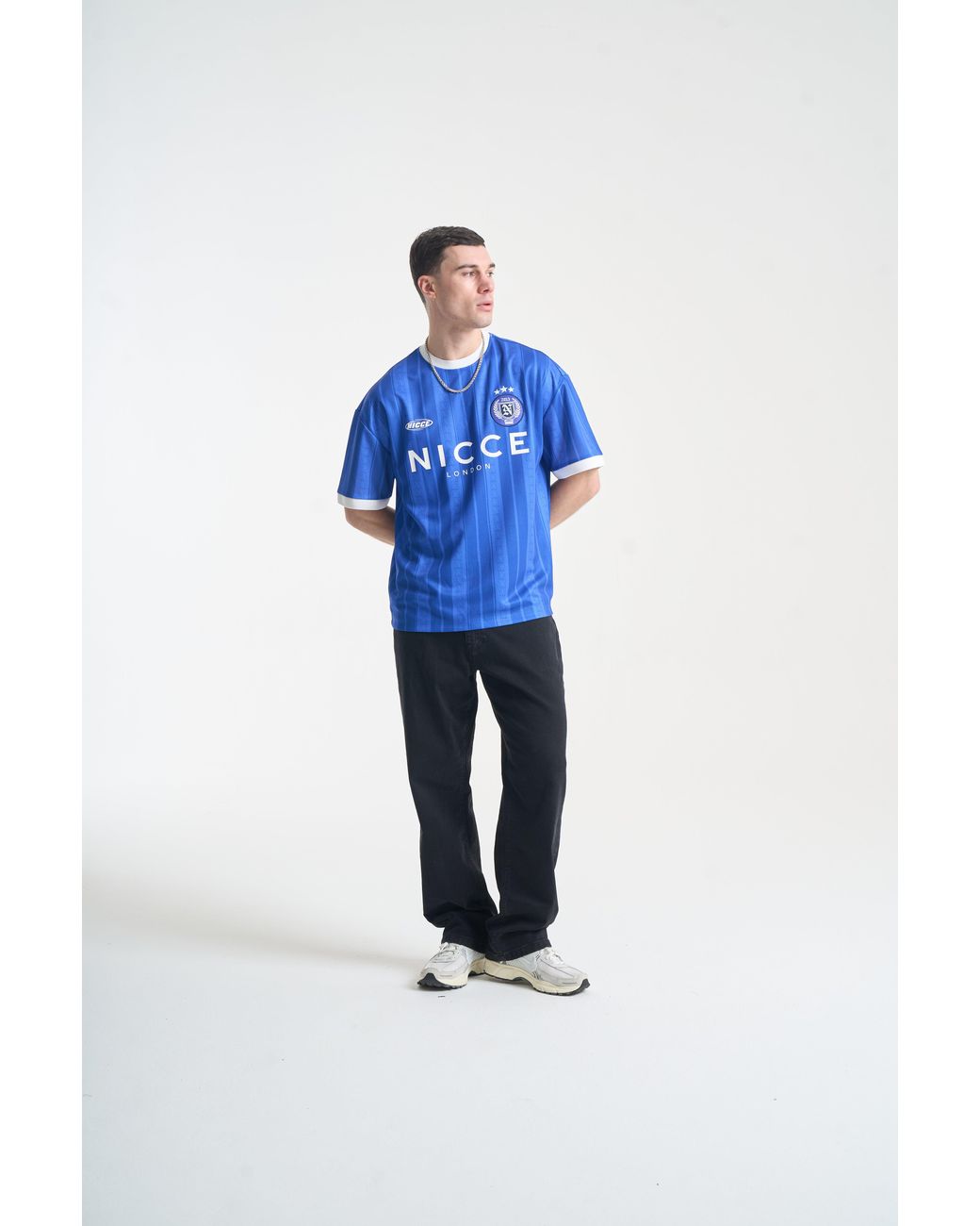 Nicce London Blue Legend Football Shirt for men