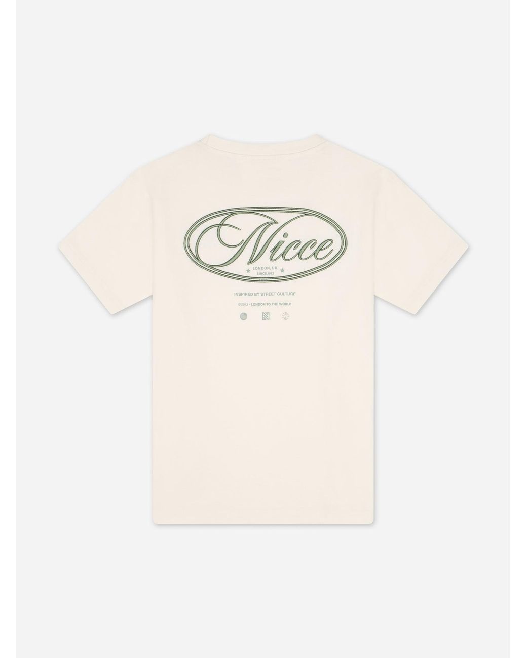 Nicce London White Grant T-Shirt for men