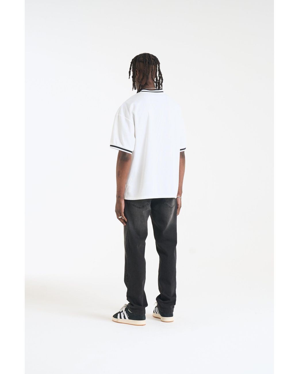 Nicce London White Pitched Football Shirt for men