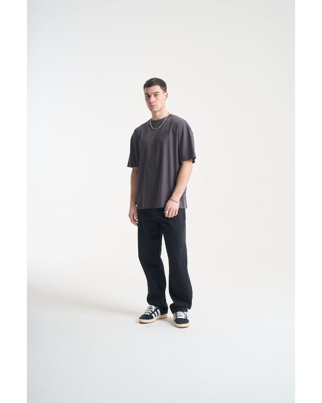 Nicce London Gray Ambit T-Shirt for men