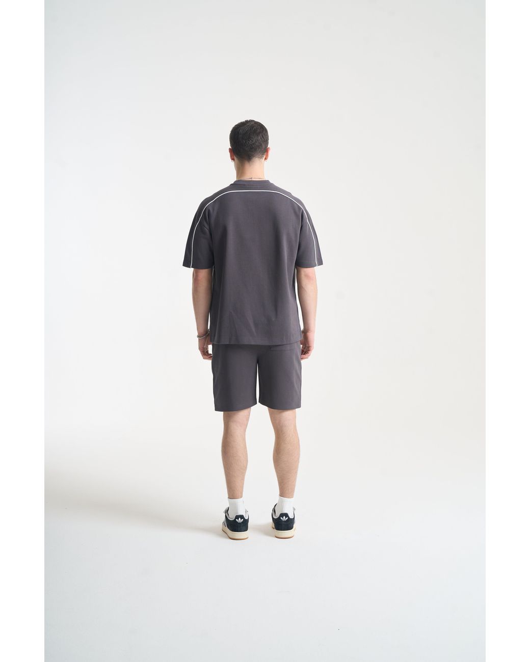 Nicce London Blue Piper T-Shirt & Shorts Set for men