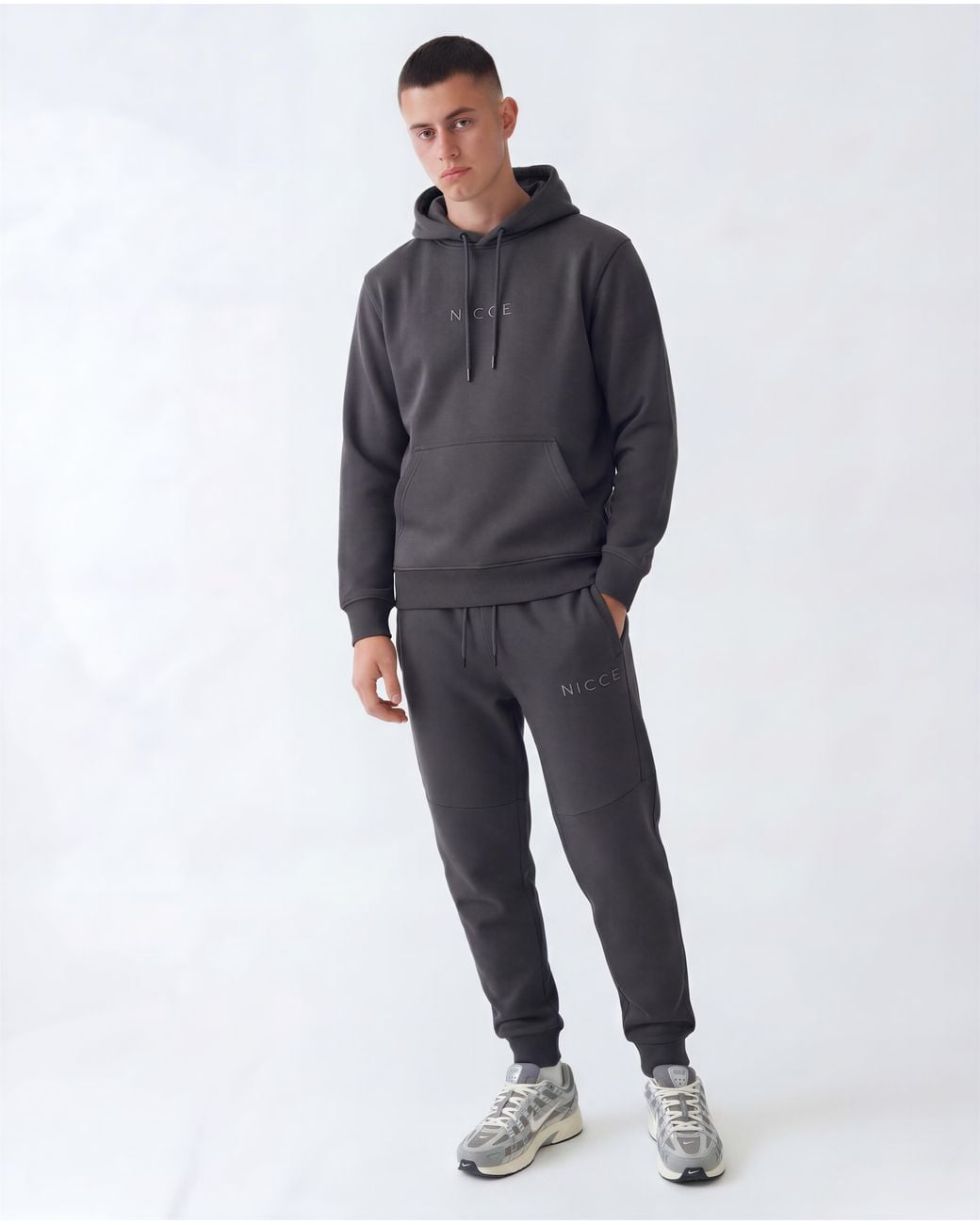 Nicce London Blue Mini Mercury Hoodie for men
