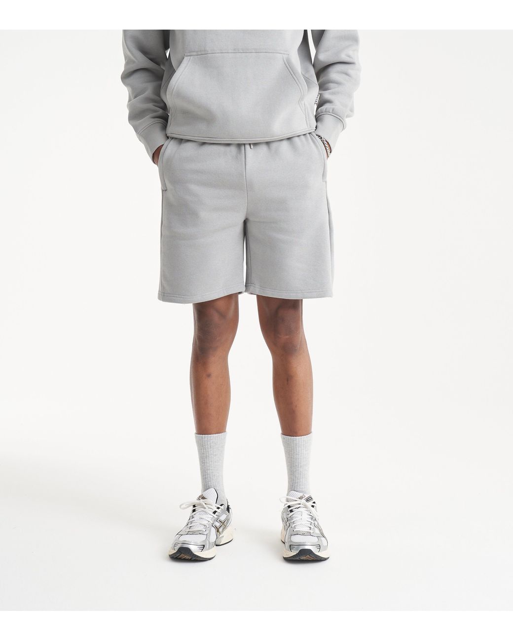 Nicce London Gray Mercury Shorts for men