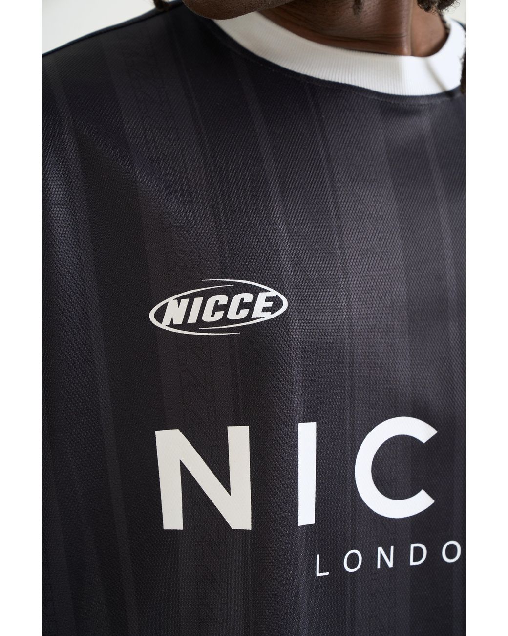 Nicce London Black Legend Football Shirt for men