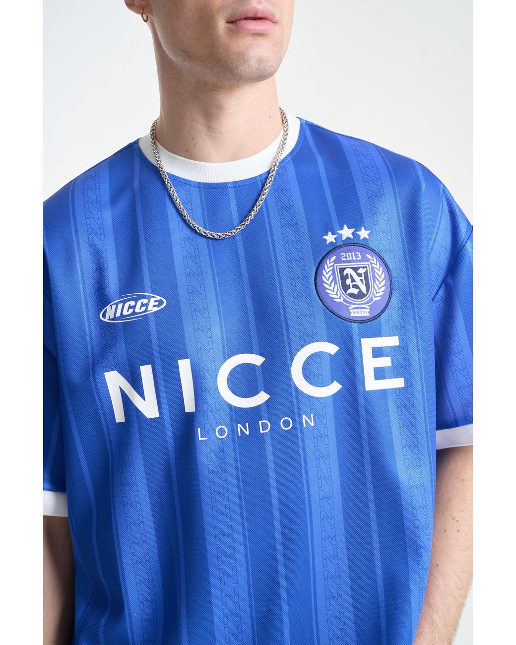 Nicce London Blue Legend Football Shirt for men
