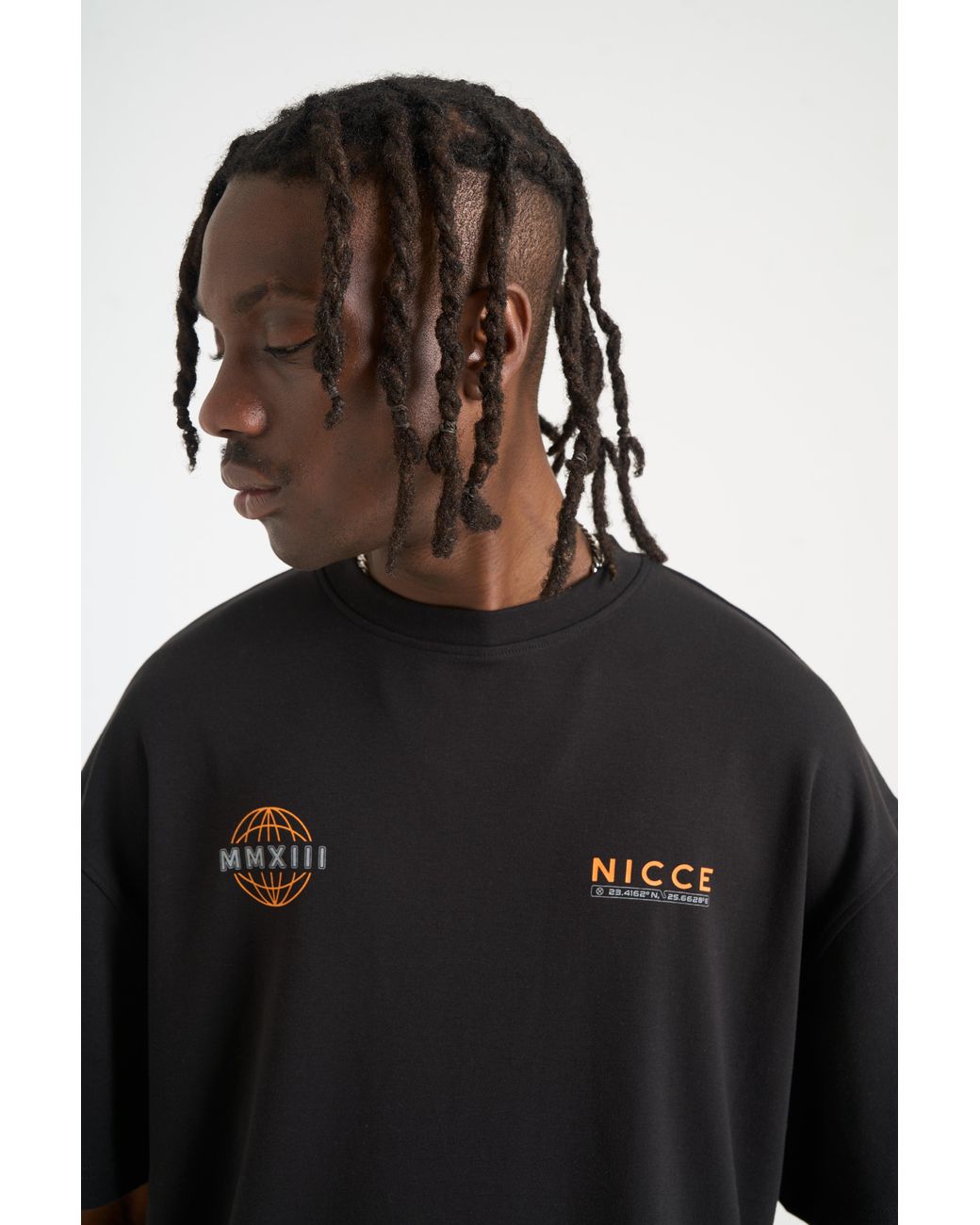 Nicce London Black Raviti T-Shirt for men
