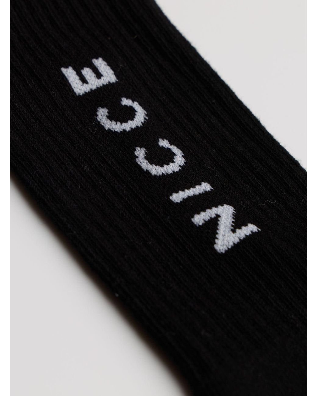 Nicce London Black Rovato 3 Pack Crew Socks for men