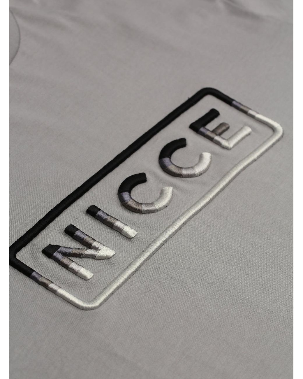 Nicce London Gray Powell T-Shirt for men