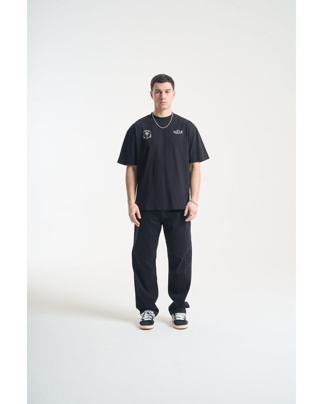 Nicce London Black Cresta T-Shirt for men