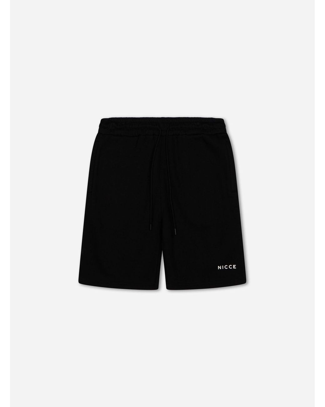 Nicce London Black Avensi Shorts for men