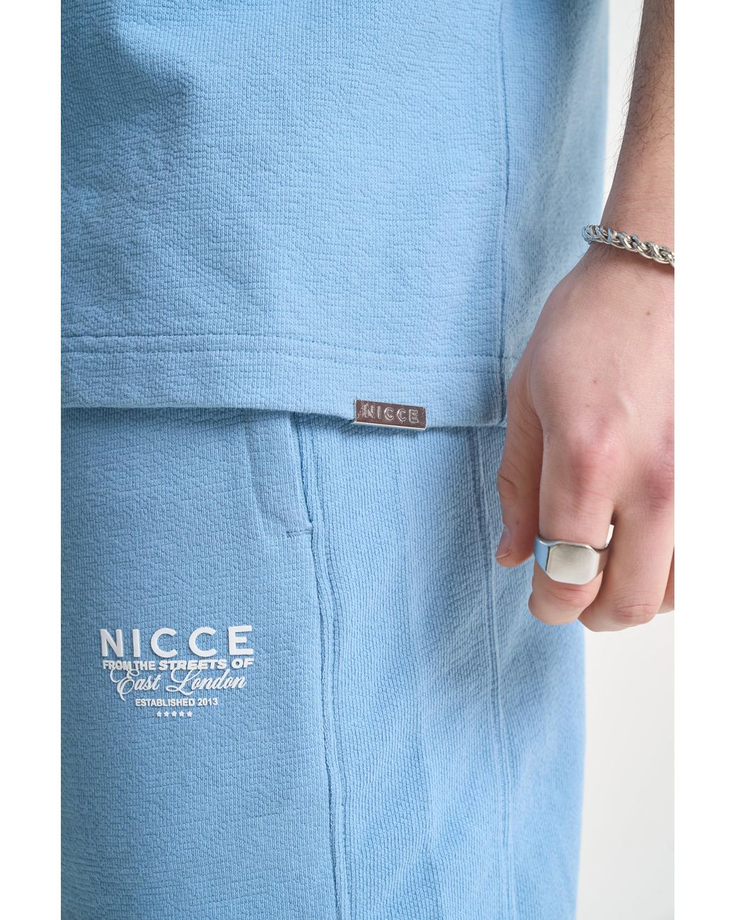 Nicce London Blue Cera Shorts for men