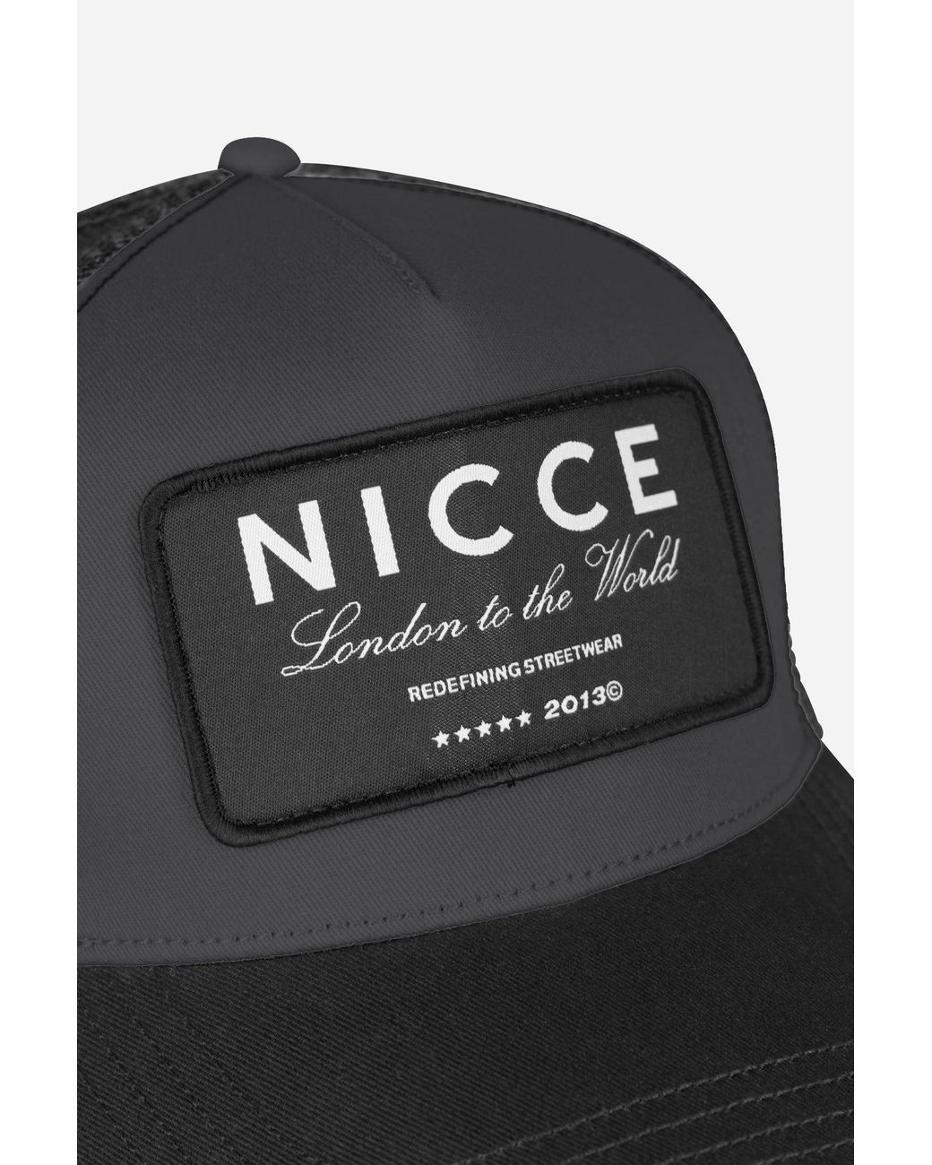 Nicce London Black Griffton Cap for men