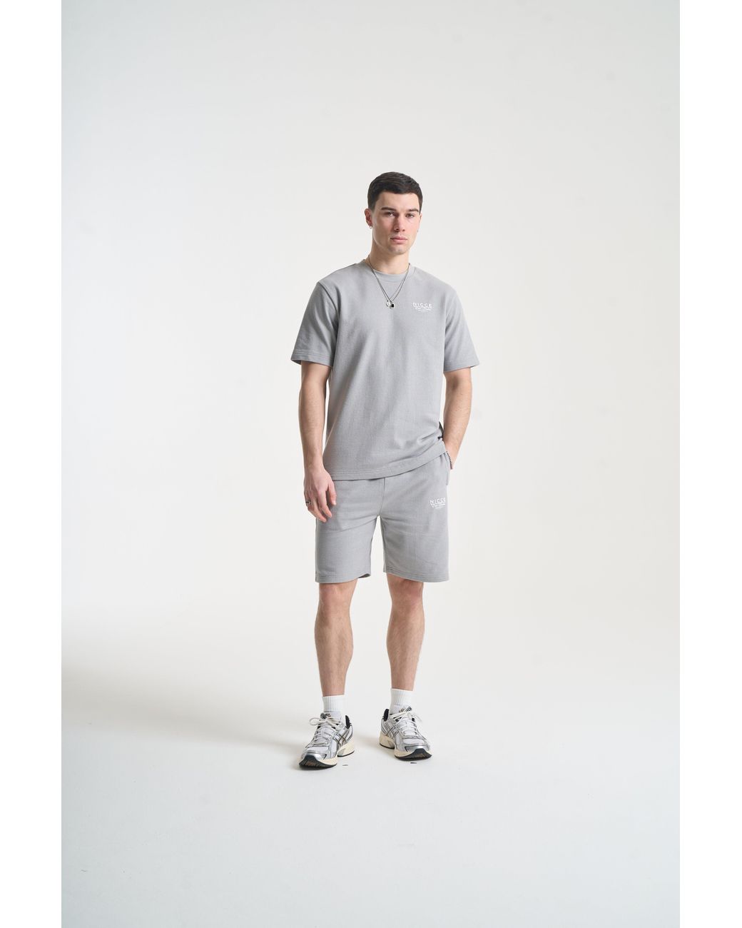 Nicce London Gray Cera T-Shirt for men
