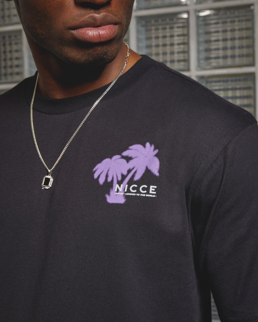 Nicce London Gray Fiesta T-Shirt for men