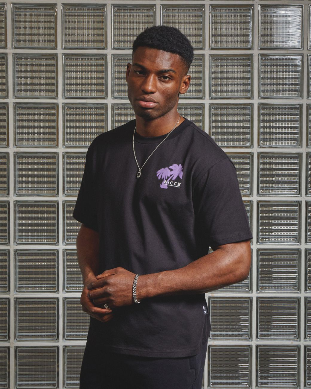 Nicce London Gray Fiesta T-Shirt for men