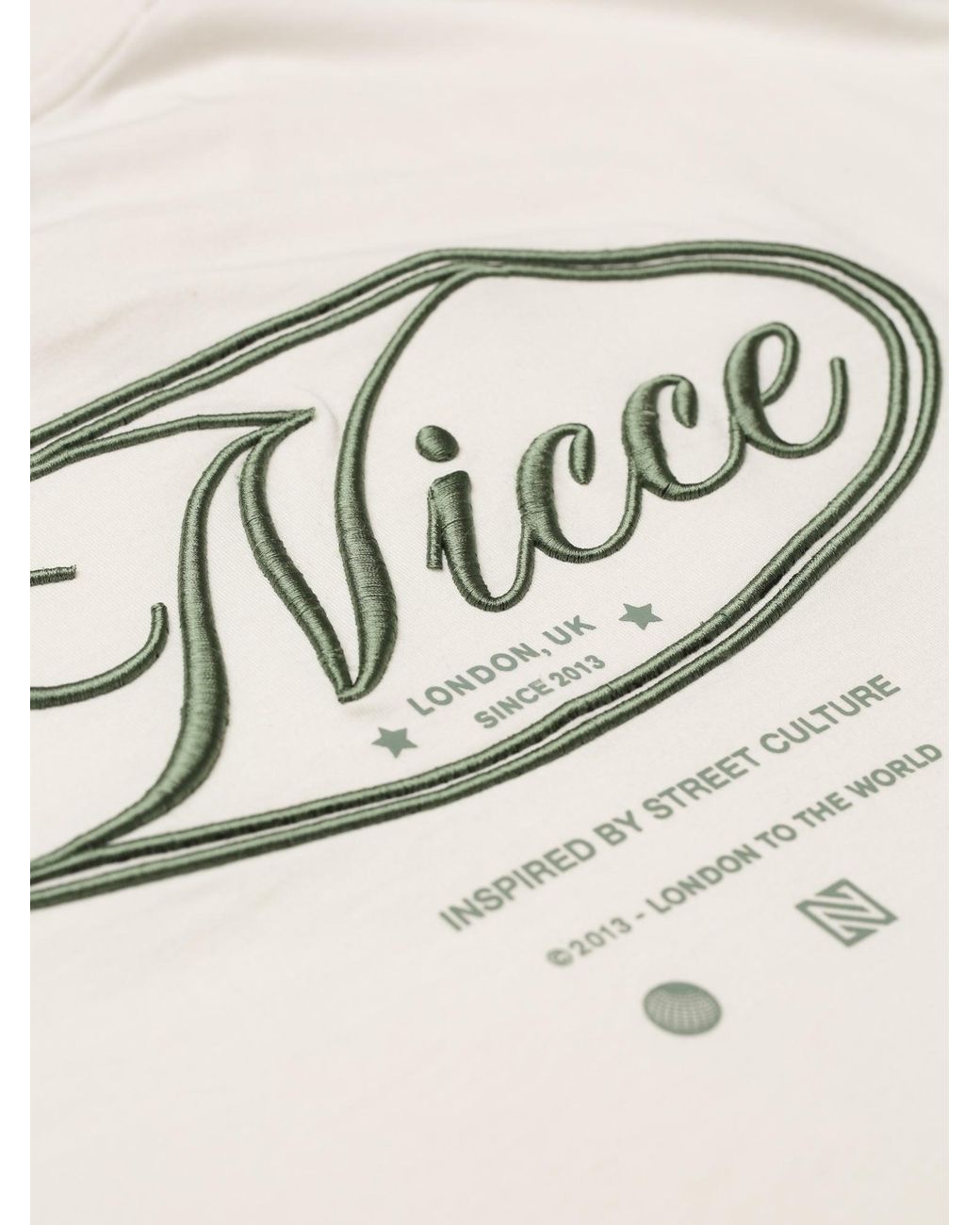 Nicce London White Grant T-Shirt for men