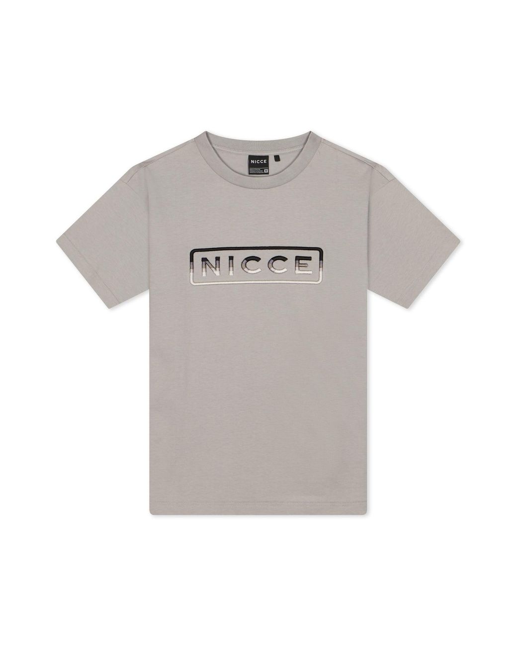 Nicce London Gray Powell T-Shirt for men