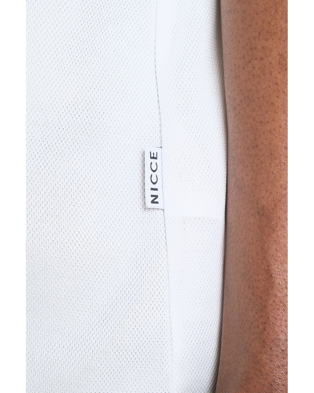 Nicce London White Pitched Football Shirt for men