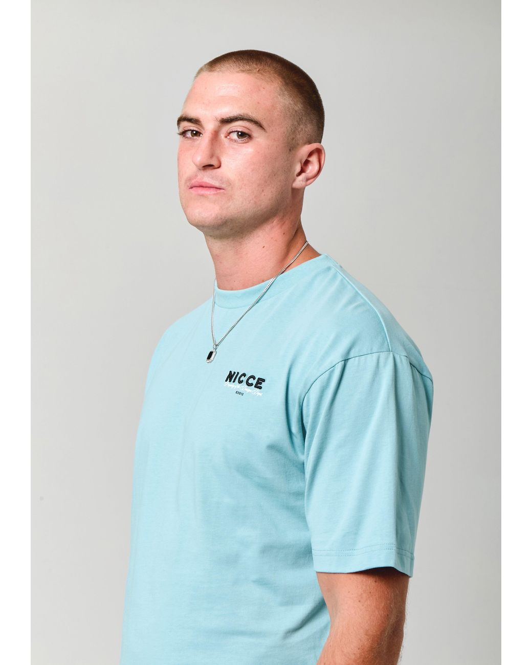 Nicce London Blue Meridian T-Shirt for men