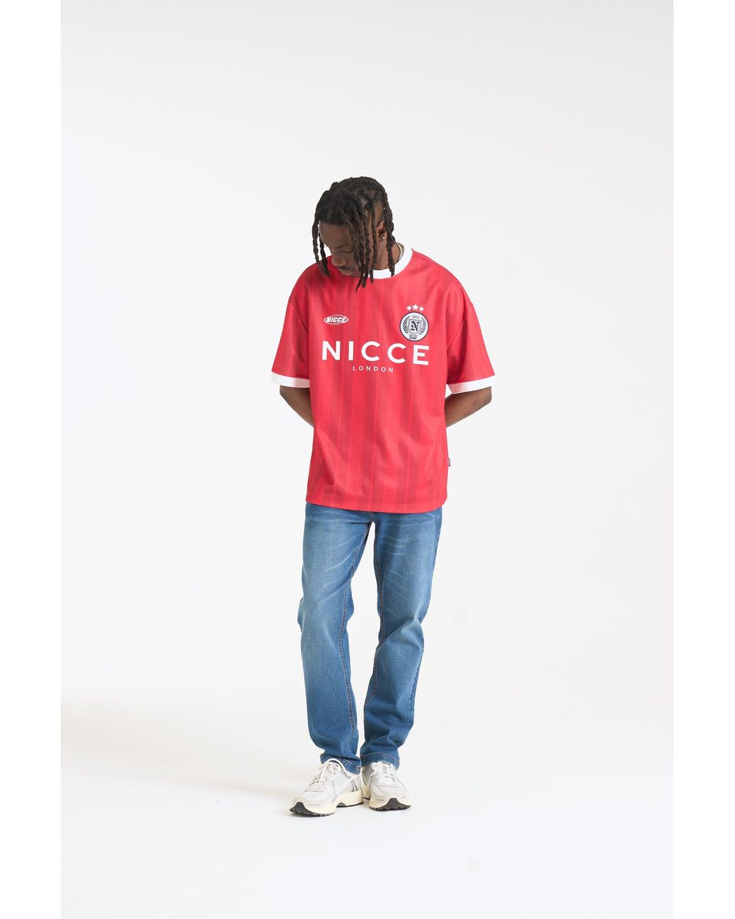 Nicce London Red Legend Football Shirt for men