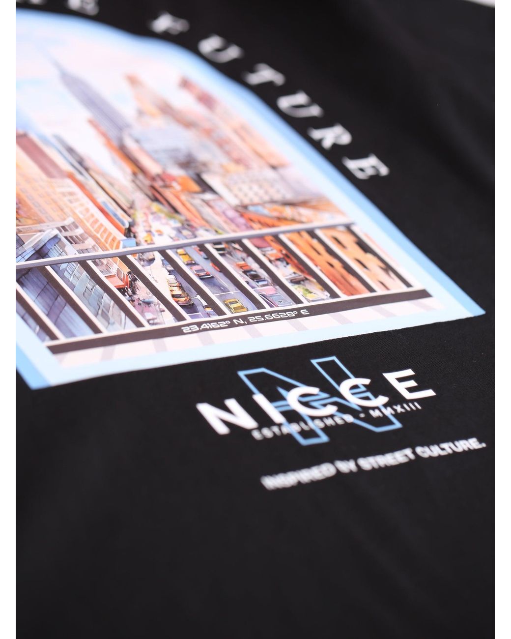 Nicce London Black Surge T-Shirt for men