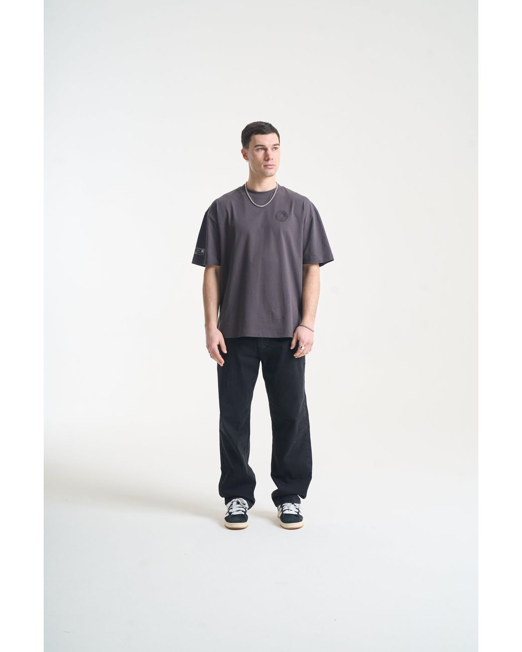 Nicce London Gray Ambit T-Shirt for men