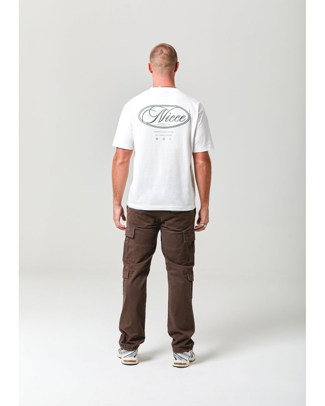 Nicce London White Grant T-Shirt for men
