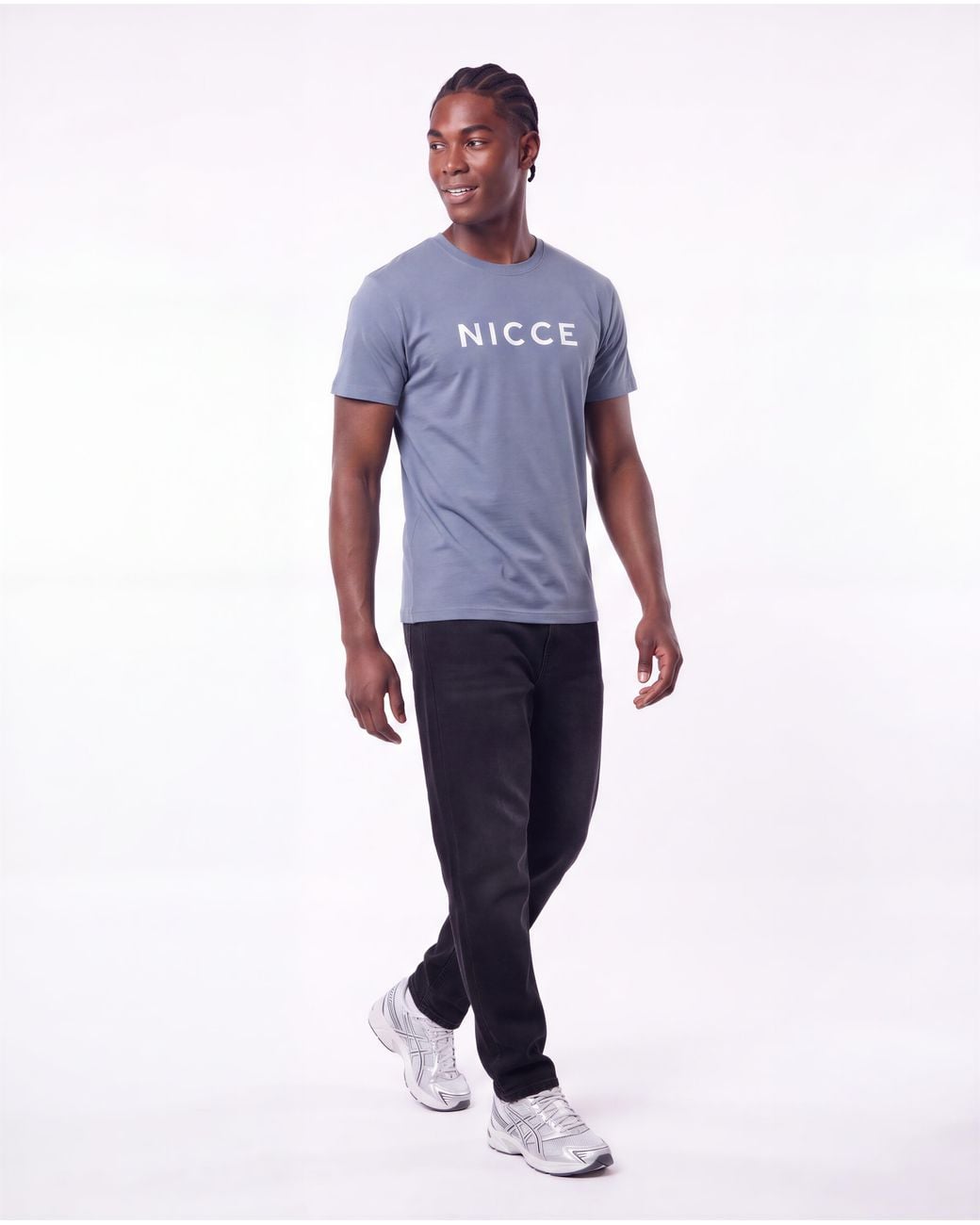 Nicce London Blue Denno T-Shirt for men