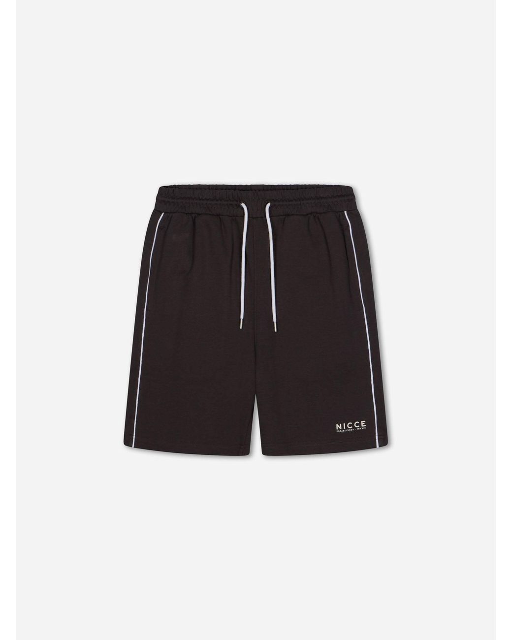 Nicce London Black Piper Shorts for men