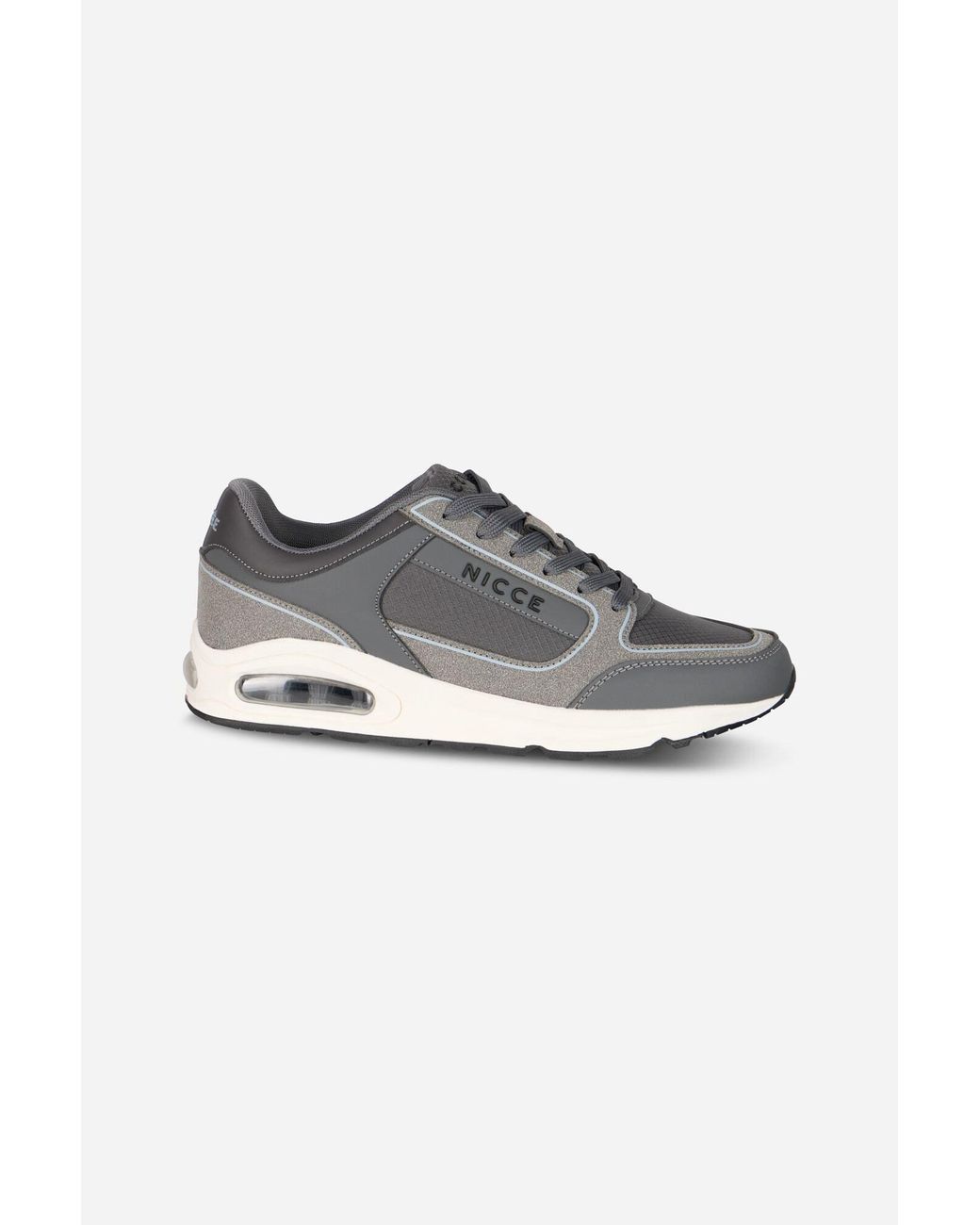 Nicce London Gray Elossi Trainers for men
