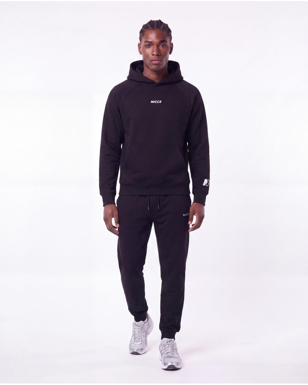 Nicce London Blue Fovant Hoodie for men
