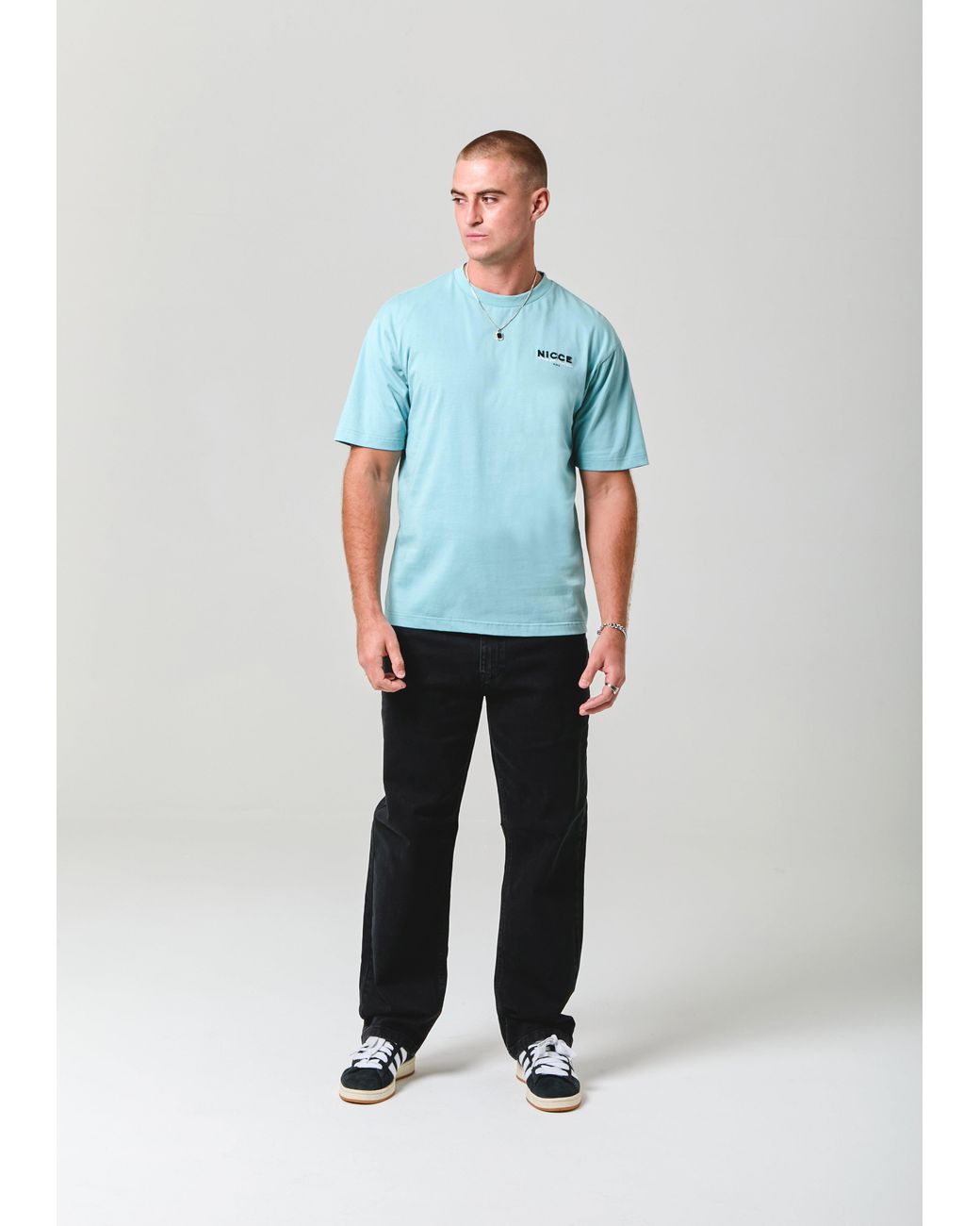 Nicce London Blue Meridian T-Shirt for men