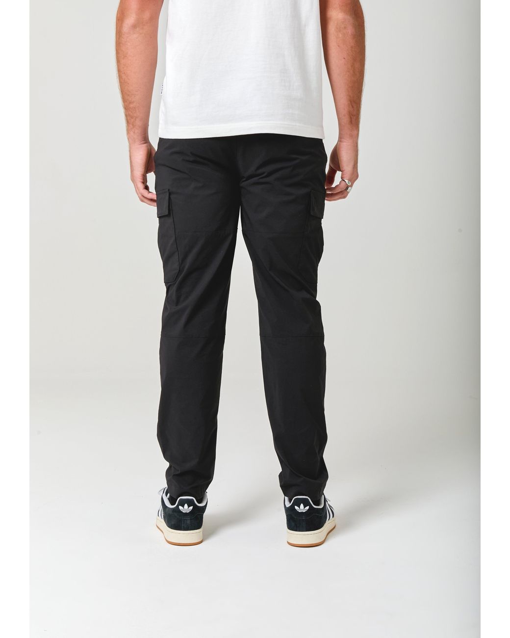 Nicce London White Odyssey Cargo Pants for men