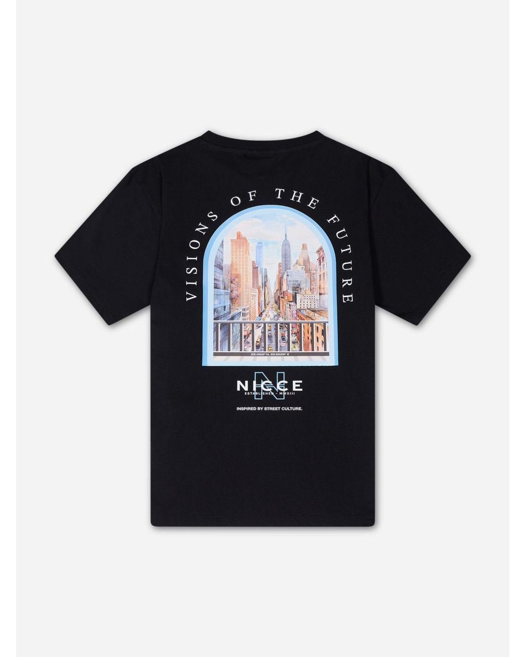 Nicce London Black Surge T-Shirt for men
