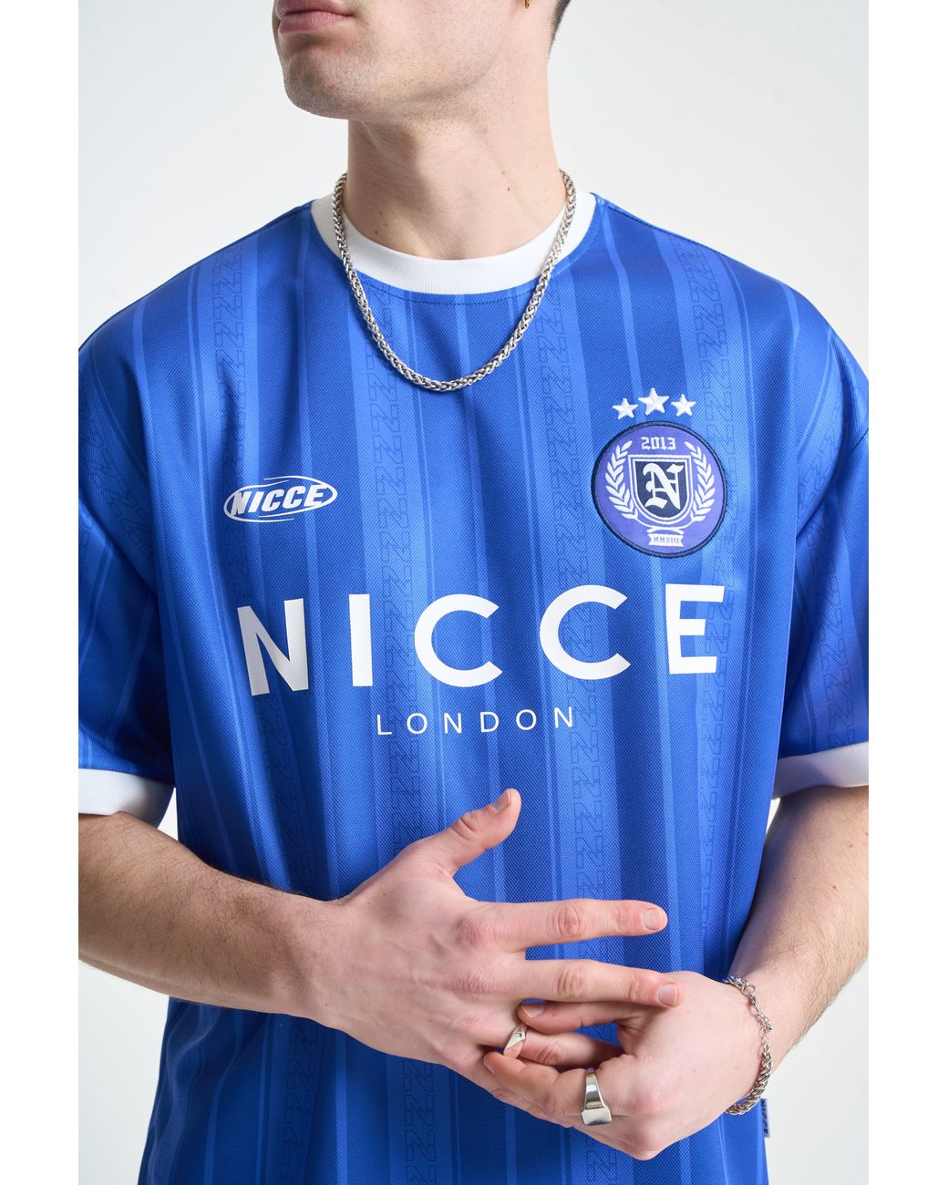 Nicce London Blue Legend Football Shirt for men
