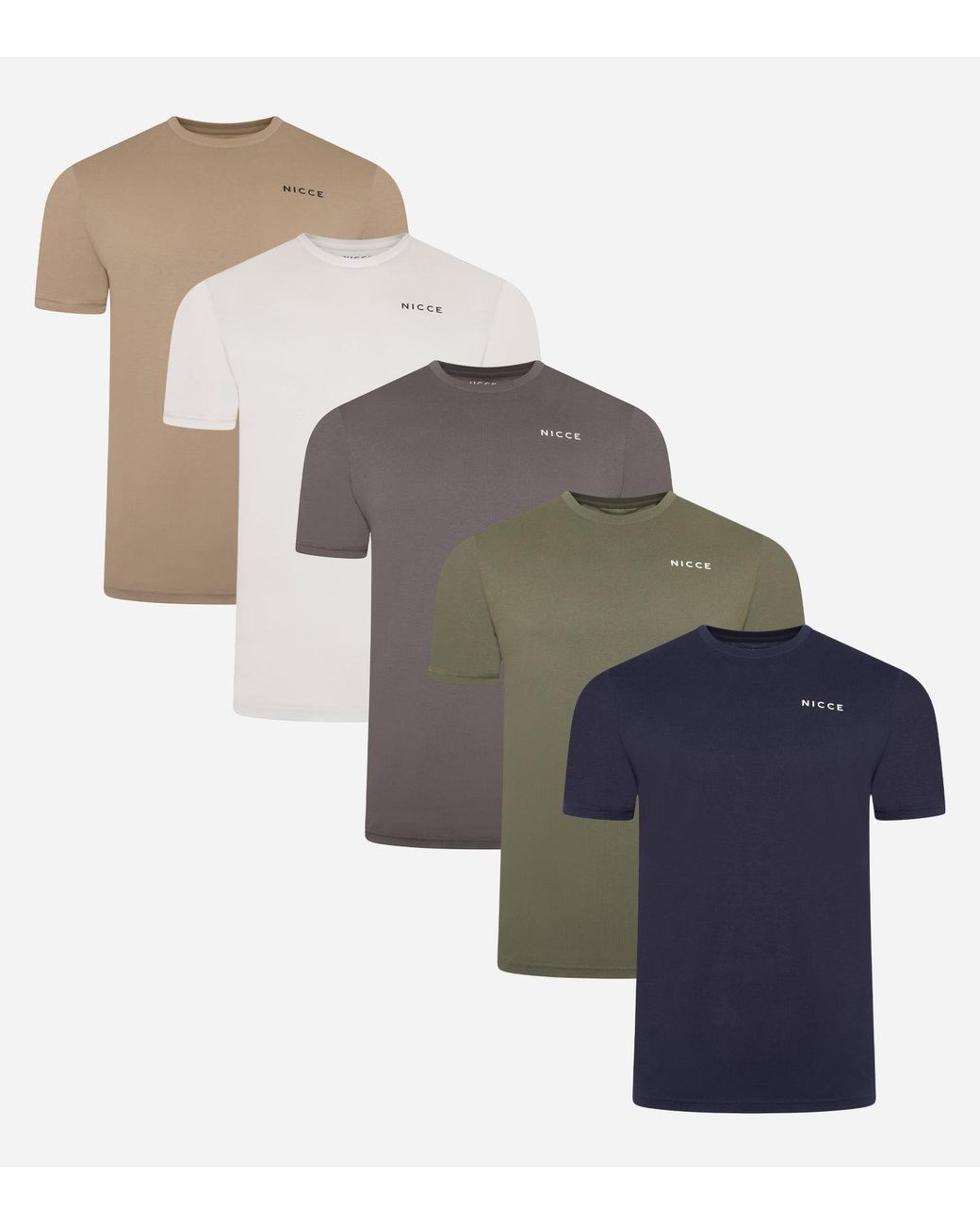 NICCE Multipacks Multicolor Nicce 5 Pack Buena Loungewear T-Shirt for men
