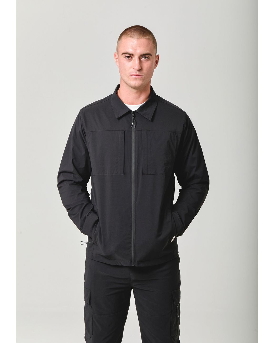 Nicce London Blue Odyssey Shacket for men