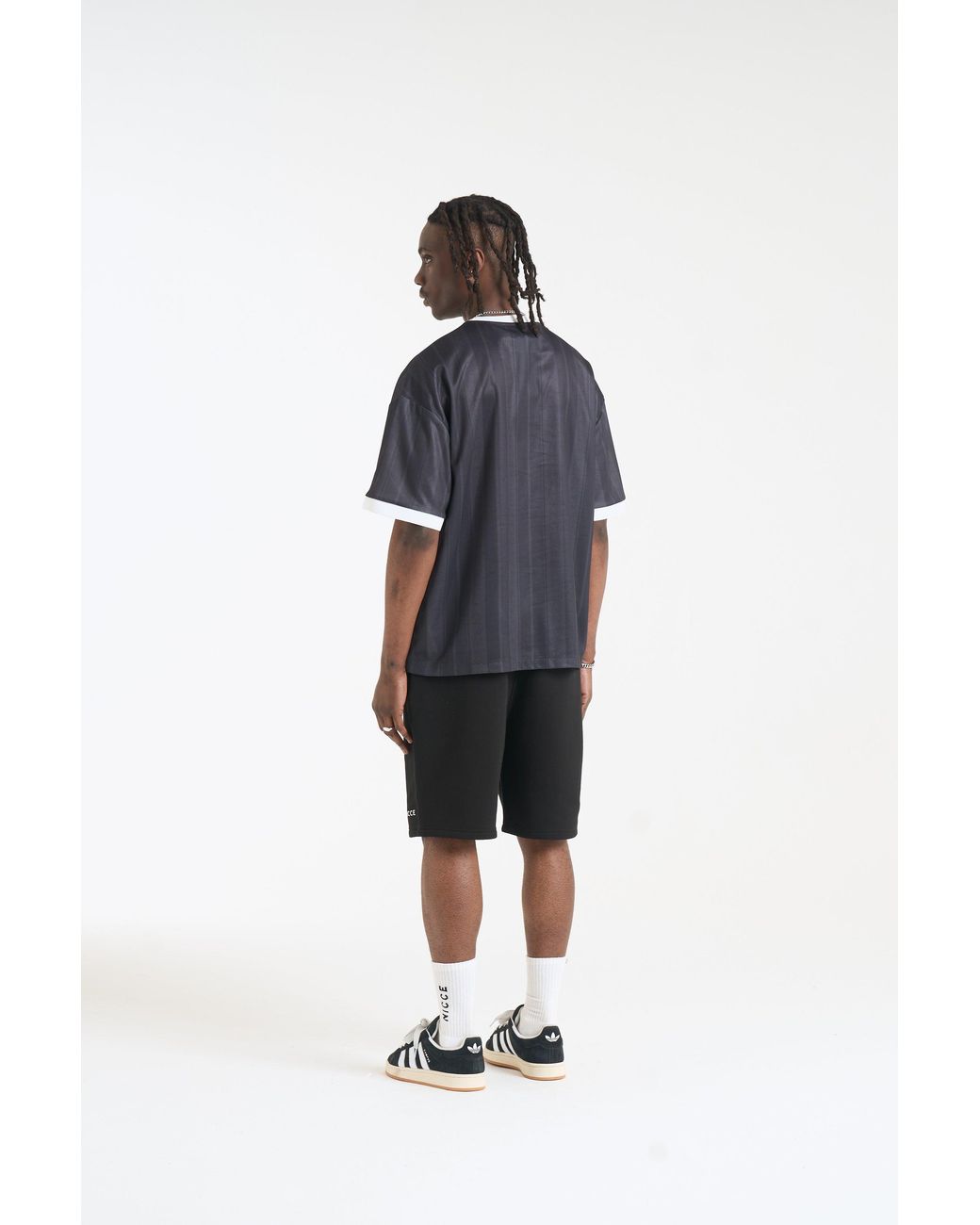 Nicce London Black Legend Football Shirt for men
