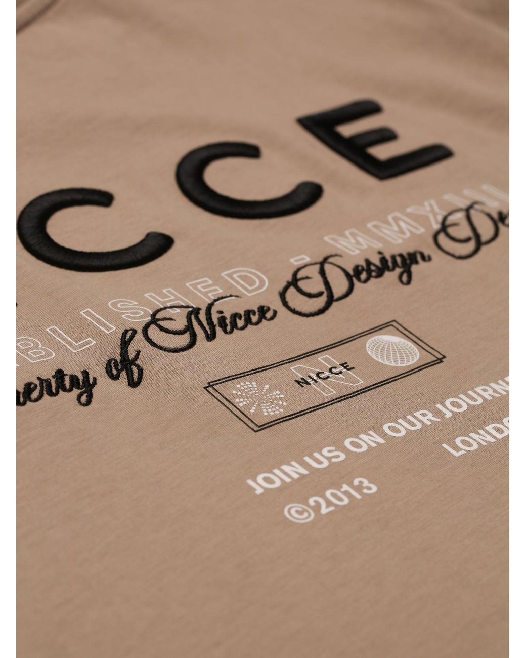 Nicce London Natural Meridian T-Shirt for men