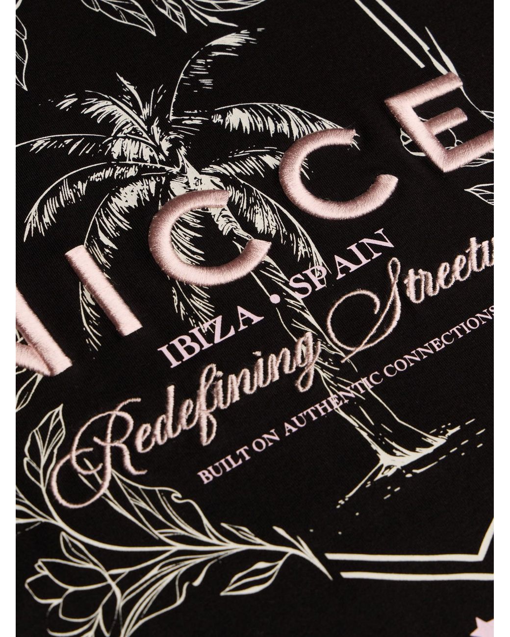 Nicce London Black Cresta T-Shirt for men