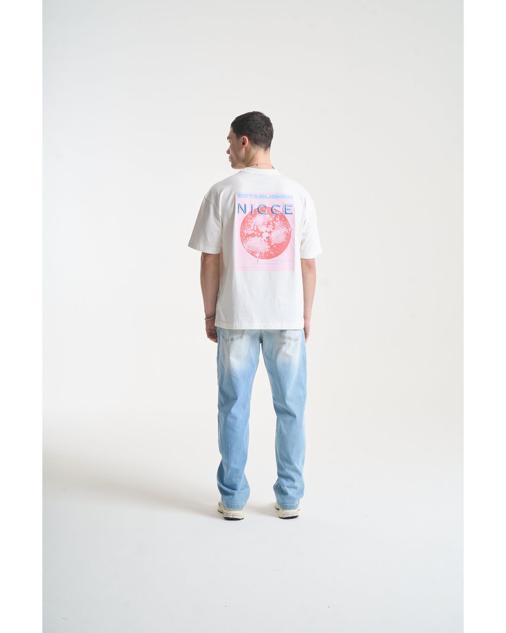 Nicce London White Nightspot T-Shirt for men