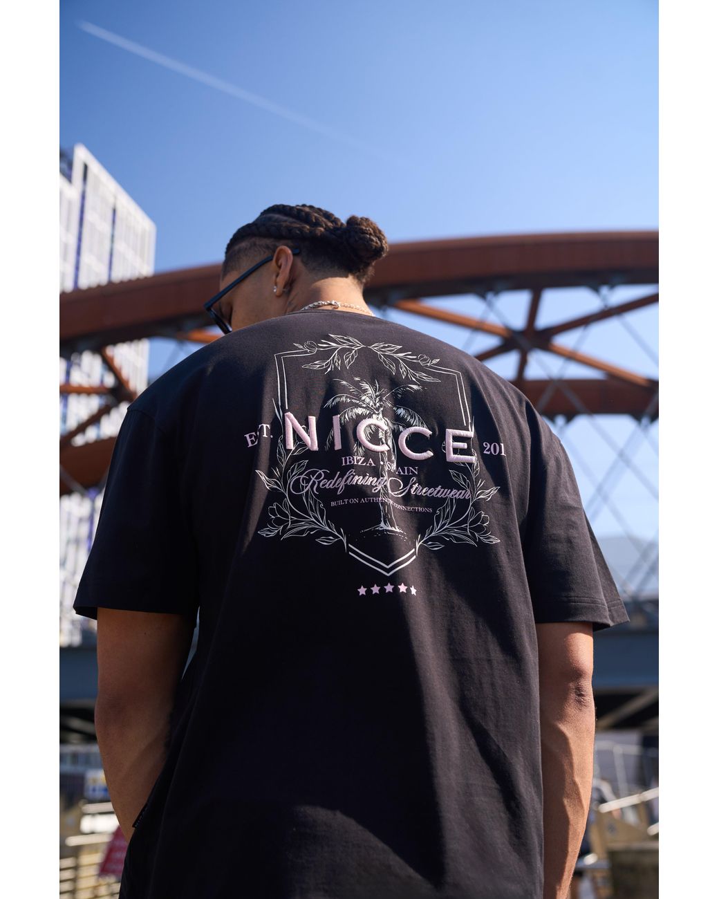 Nicce London Black Cresta T-Shirt for men