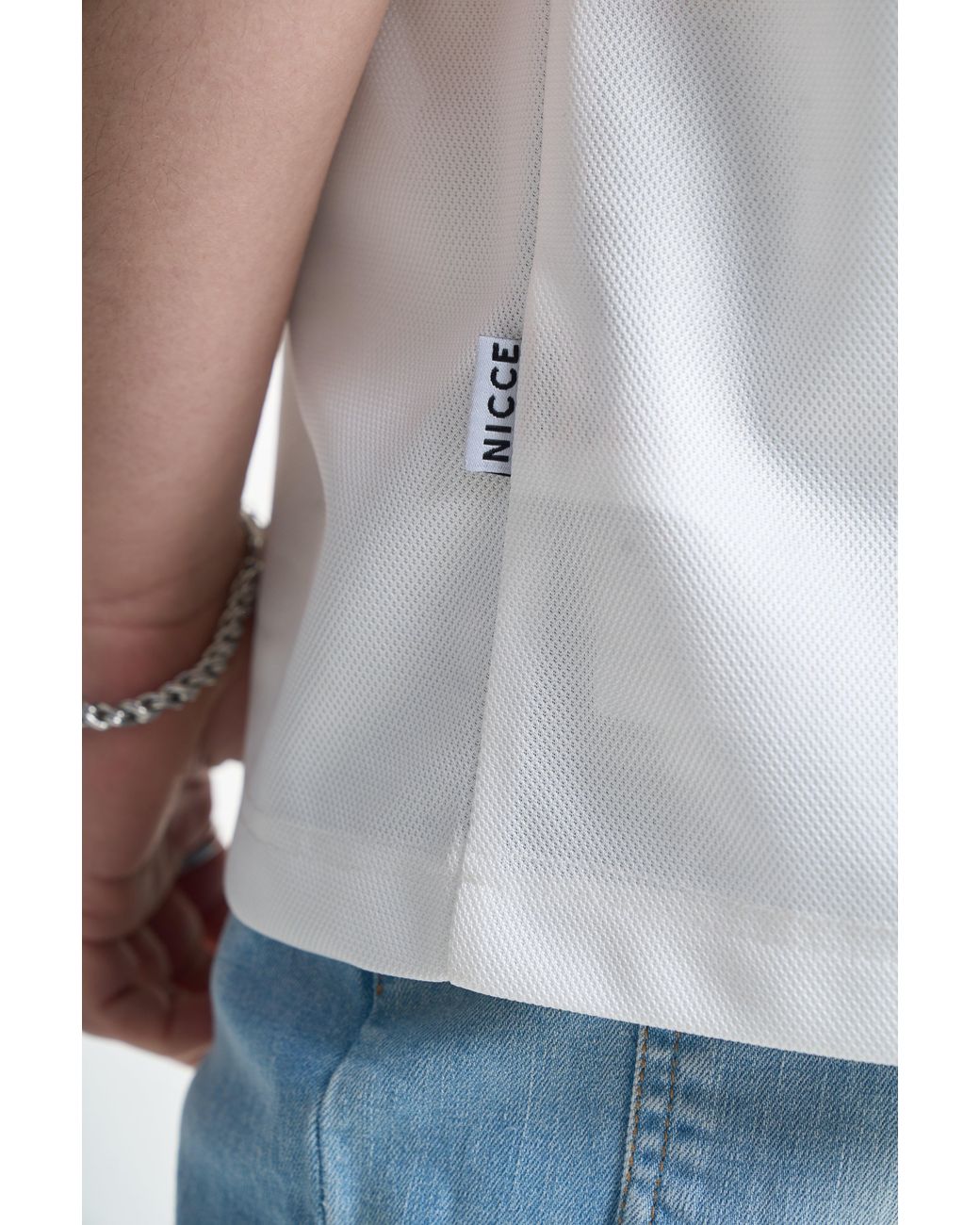 Nicce London White Midfield Football Shirt for men