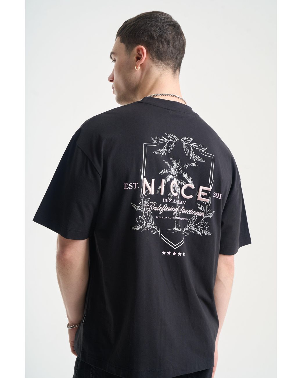 Nicce London Black Cresta T-Shirt for men