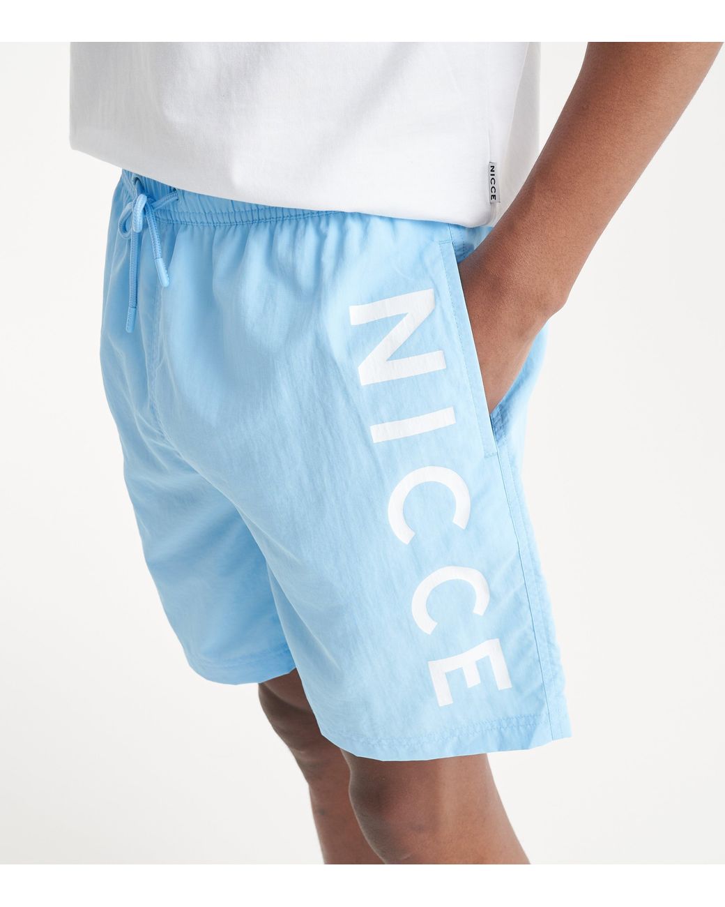 Nicce London Blue Bonham Swimshorts for men