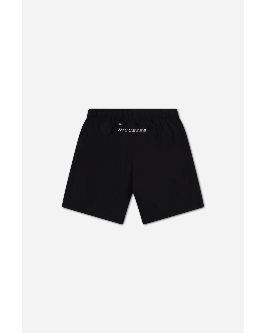 Nicce London Black Petelo Running Shorts for men